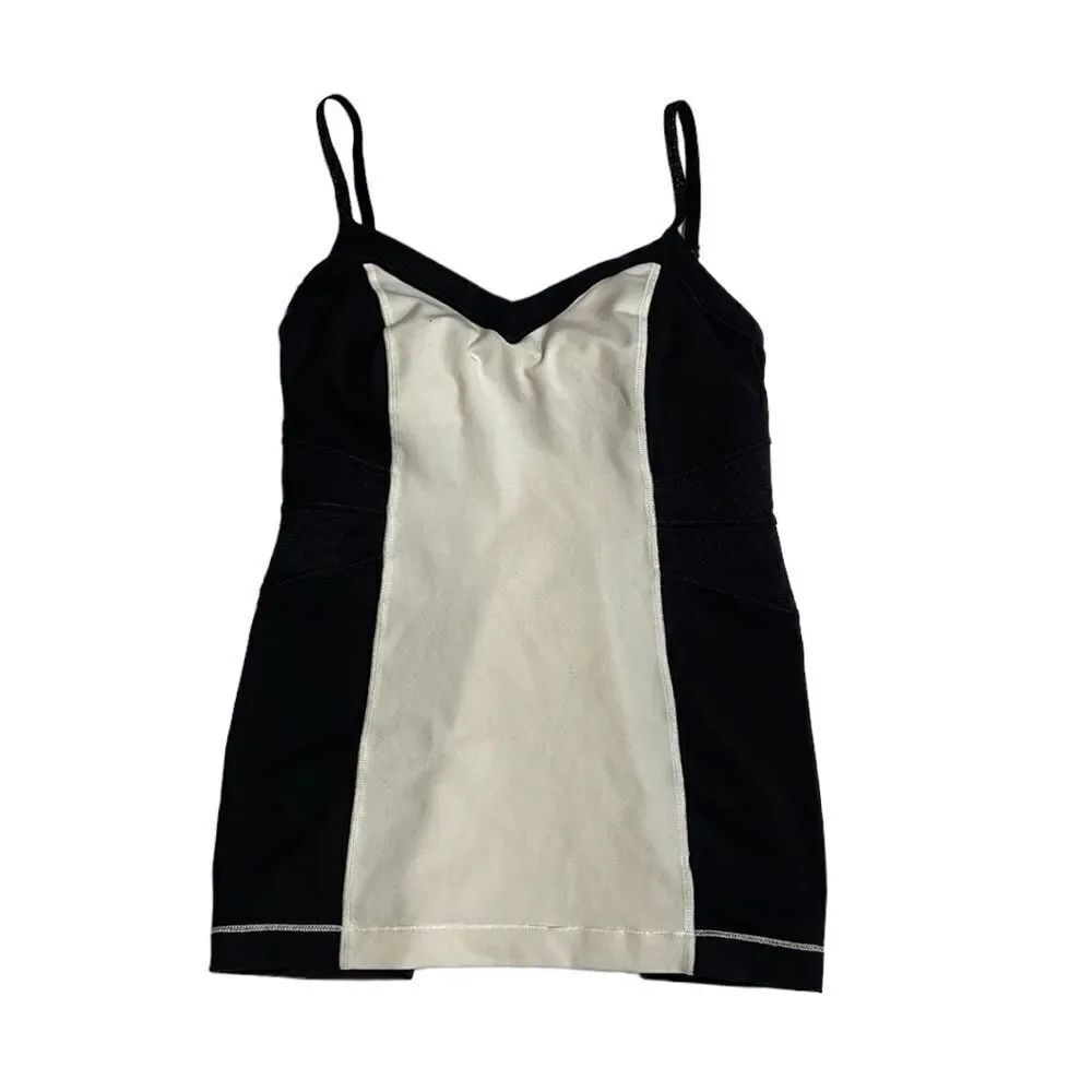 Lululemon Color block black and white elongate tank 4